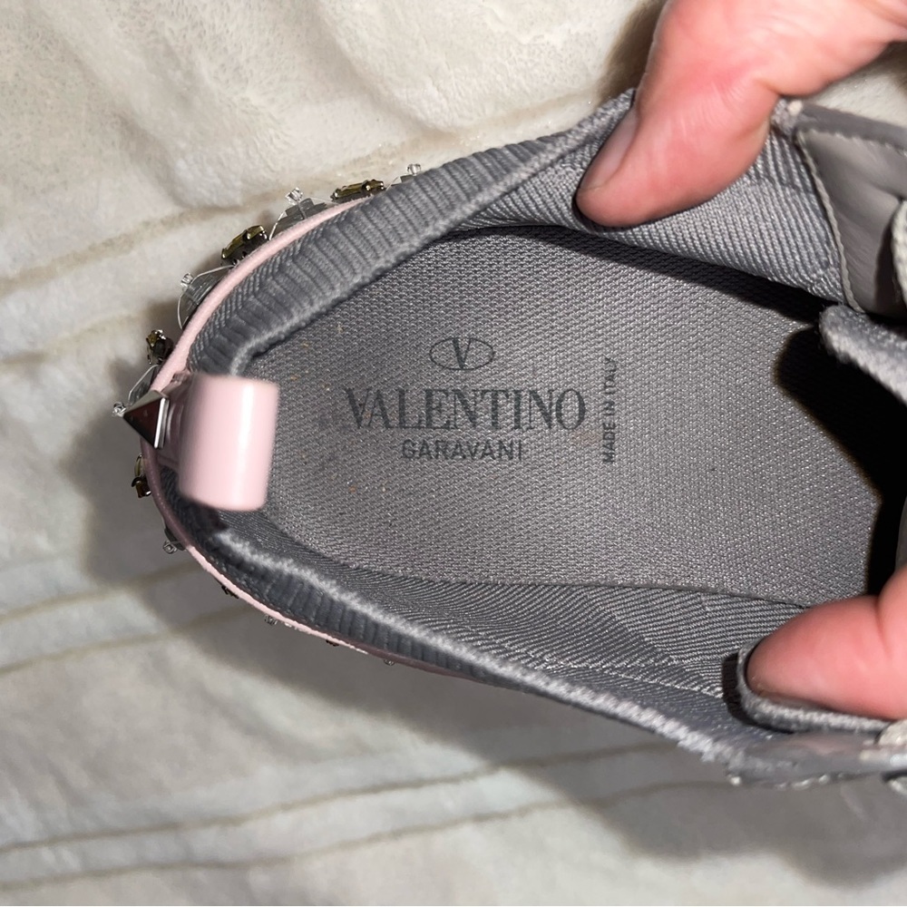 EUC Valentino Garavani Heroes Embellished Sneakers Size 40.5 - Picture 8 of 10
